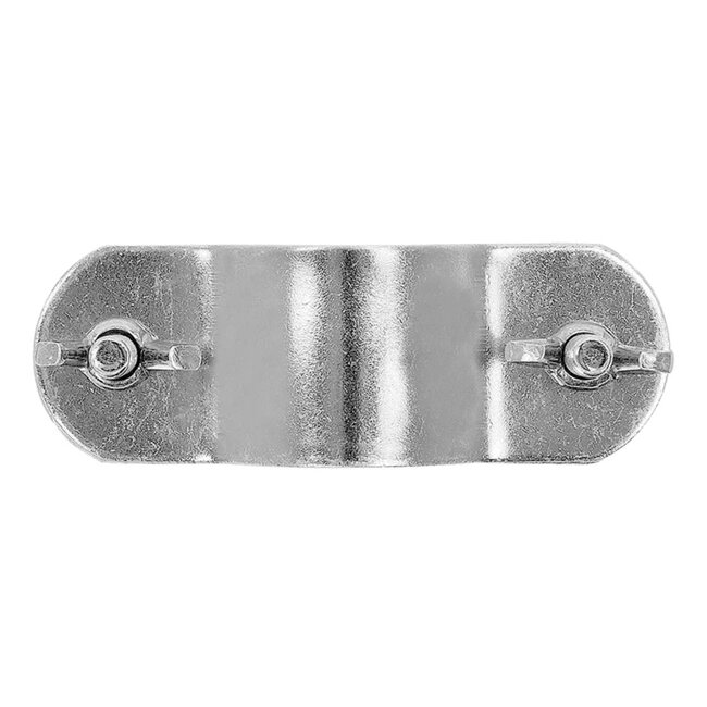 ProPlus Daksteunklem - Dubbel - Staal - Chroom - Ø 25-28 mm - 85 mm