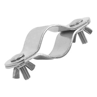 ProPlus Daksteunklemmen - Dubbel - Metaal - Ø 25-28 mm - 85 mm - Set van 2