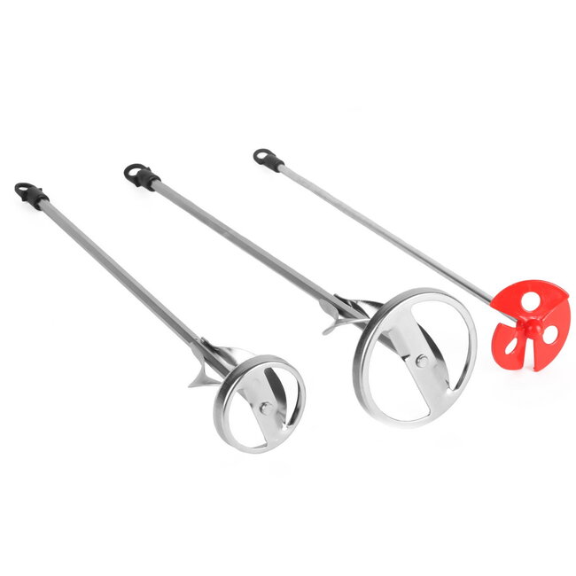 Benson Verfmixer set - 3 stuks - 60-85 mm diameter - metaal en kunststof - voor elektrische boormachines
