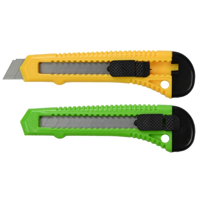 Benson Stanleymes - Afbreekmes - 18 mm - Grootverpakking 100 stuks - Professioneel Snijgereedschap