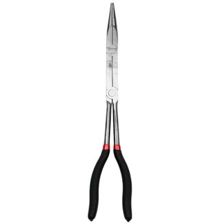 Hofftech Langneustang - Dubbel Scharnier - Rechte Bekken - Ergonomische Grip - 330 mm - Rood/Zwart