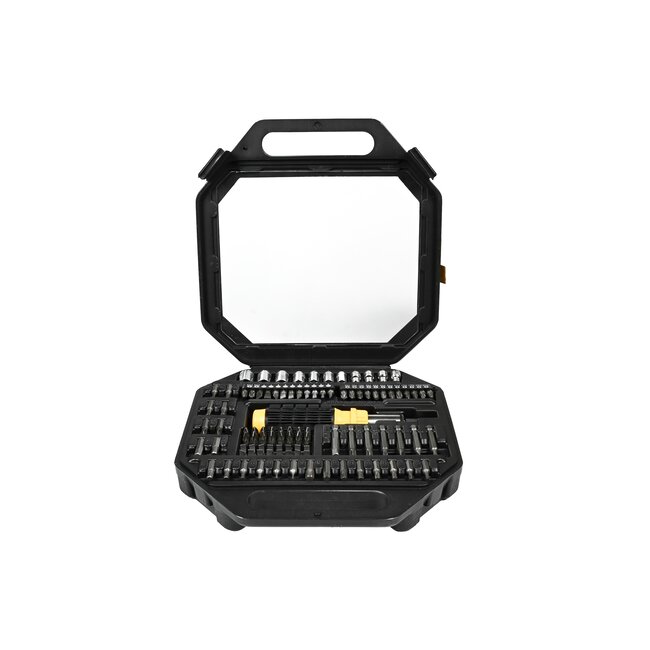 Benson Compacte schroevendraaier- en doppen set - 101 delig - met ratel en bithouder