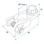 ProPlus Accupoolklem Set - M8 Bout - Goudkleurig - Messing - Voor Min en Plus Pool