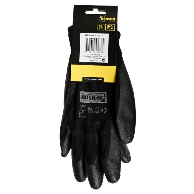 Benson Winterhandschoenen - Touchscreen - Waterdicht - XL - Zwart