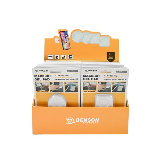 Benson Super klevende gel pad - herbruikbaar en afwasbaar - mix design