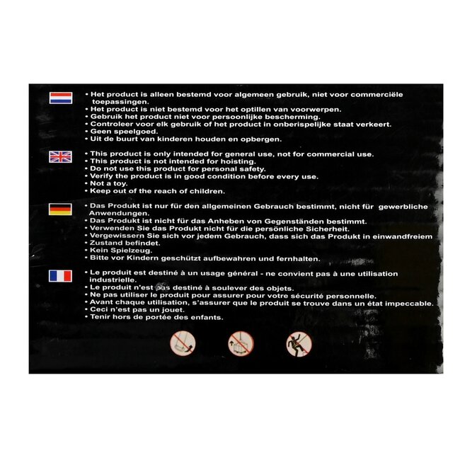 Benson Ketting - metaal - beveiligen en verplaatsen - 3 meter x 4 mm