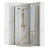 REA Diamond Vijfhoek Douchecabine - 80 x 80 cm - 6 mm - Glans Goud REA Diamond Vijfhoek Douchecabine - 80 x 80 cm - 6 mm - Glans Goud