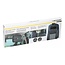 Dunlop Hoofdsteun kledinghanger - chroom en zwart - 50 cm breed - past op alle auto's