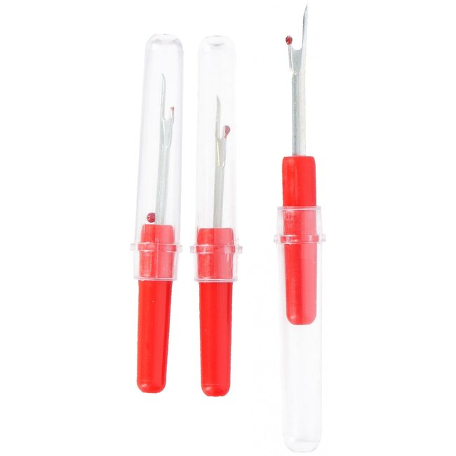 Lifetime Tornmesjes - Haarscherp Staal - Veilig Rood - 7 cm - Set van 3