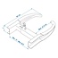 ProPlus XL wielklem - Maximale bandbreedte 325 mm - Inclusief 3 sleutels - Rood/Geel