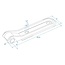 ProPlus Klepscharnier - Gegalvaniseerd Staal - 220 mm - Voor Aanhangers en Trailers
