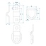 ProPlus Sjoroog - Opbouw - Staal - 71 x 38 mm - Maximale belasting 400 kg