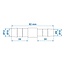 ProPlus Slangreduceerstuk - Recht - Ø 12 x 10 mm - Wit - 2 stuks - Temperatuurbestendig