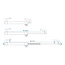 ProPlus Heavy Duty stuurslot - Verstelbaar - Inclusief 2 sleutels - Geel - 19 tot 31,5 cm