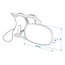 ProPlus Universele caravanspiegel - Basic - Links en rechts - Zwart - Set van 2