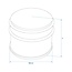 ProPlus Robuuste deurstopper - RVS - Ø 90 mm - 1.1 kg - Antislip