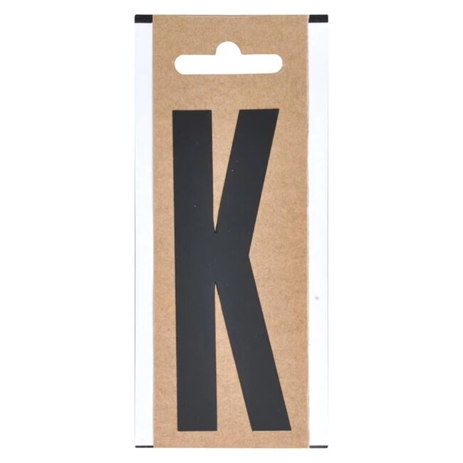 Pro Plus Letter Etiket / Sticker "K" - Hoogte 10 cm