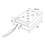 ProPlus Stalen kluis met slede - Compact en robuust - 225 x 165 x 85 mm - Zwart