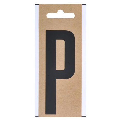 Pro Plus Letter Etiket / Sticker "P" - Hoogte 10 cm Pro Plus Letter Etiket / Sticker "P" - Hoogte 10 cm