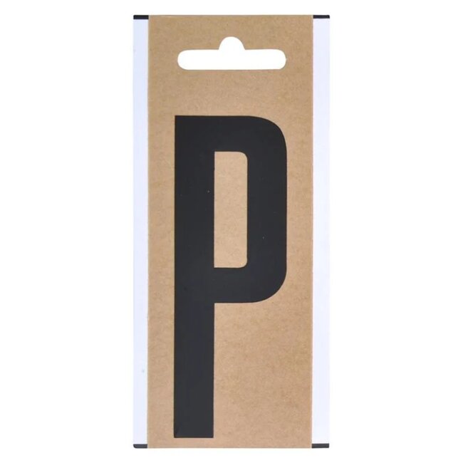 ProPlus Lettersticker "P" - 10 cm - Geschikt voor boot of caravan