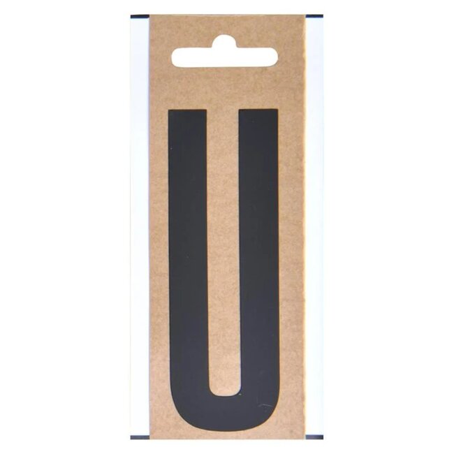 Pro Plus Letter Etiket / Sticker "U" - Hoogte 10 cm