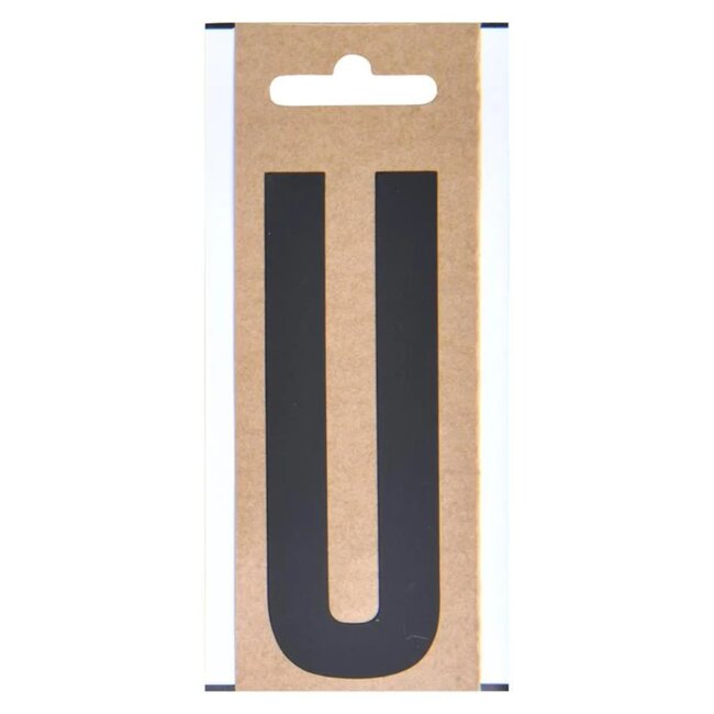 ProPlus Lettersticker "U" - 10 cm - Voor Boot of Caravan