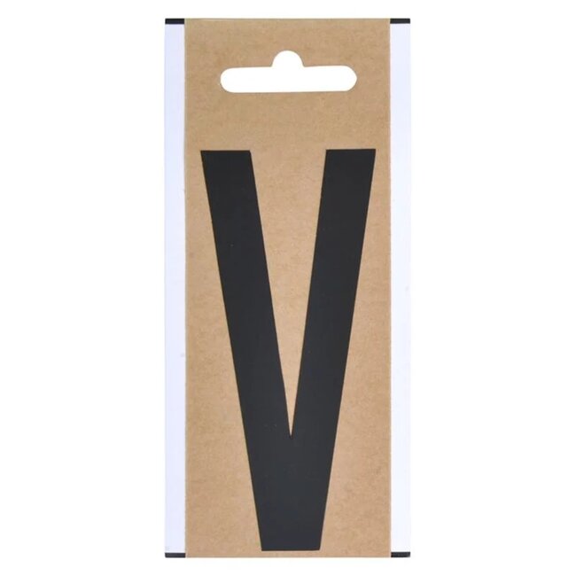 ProPlus Lettersticker "V" - 10 cm hoog - Voor boot of caravan