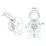 ProPlus Stekkerdoos - 13-polig - Multicon West - PVC - zwart