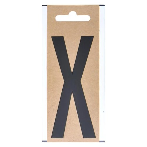 Pro Plus Letter Etiket / Sticker "X" - Hoogte 10 cm Pro Plus Letter Etiket / Sticker "X" - Hoogte 10 cm