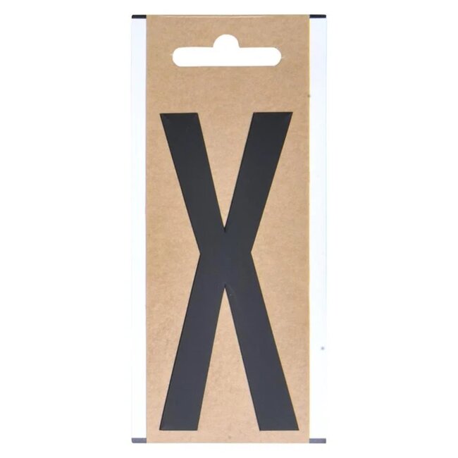 Pro Plus Letter Etiket / Sticker "X" - Hoogte 10 cm