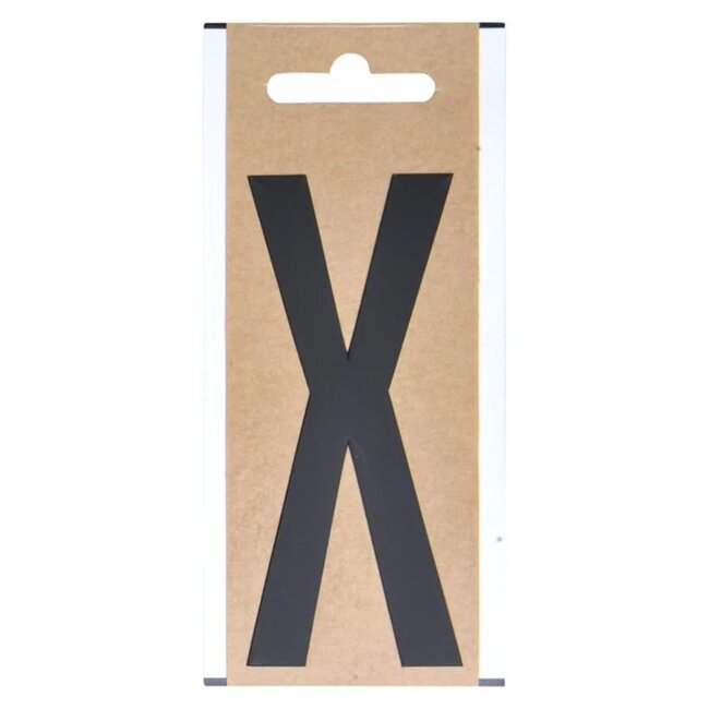 ProPlus Letter etiket/sticker "X" - 10 cm hoog - Voor boot of caravan