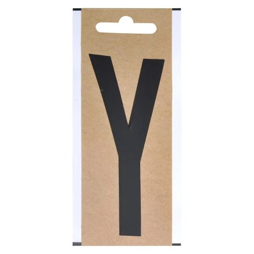 Pro Plus Letter Etiket / Sticker "Y" - Hoogte 10 cm Pro Plus Letter Etiket / Sticker "Y" - Hoogte 10 cm