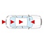 ProPlus Autolamp buislamp - 12V - 3W - SV8.5 - 11x43 mm