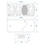 ProPlus Achterlicht aanhanger/caravan - 6 functies - rechts - 222 x 100 mm - incl. 12V lampjes