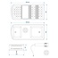 ProPlus Achterlicht aanhangwagen/caravan - 5 functies - 43-LED - links - 225 x 105 mm
