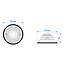 ProPlus Zijmarkeringslamp - Oranje - Verchroomde ring - Rubber basis - Ø 70 mm - Inclusief 12V gloeilamp