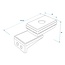 ProPlus Zijlamp rood - 12V - E-Keur - Inclusief buislampje - 110 x 45 x 51 mm