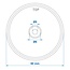 ProPlus Reflector rond - wit - 60 mm - schroefbevestiging - E-keur