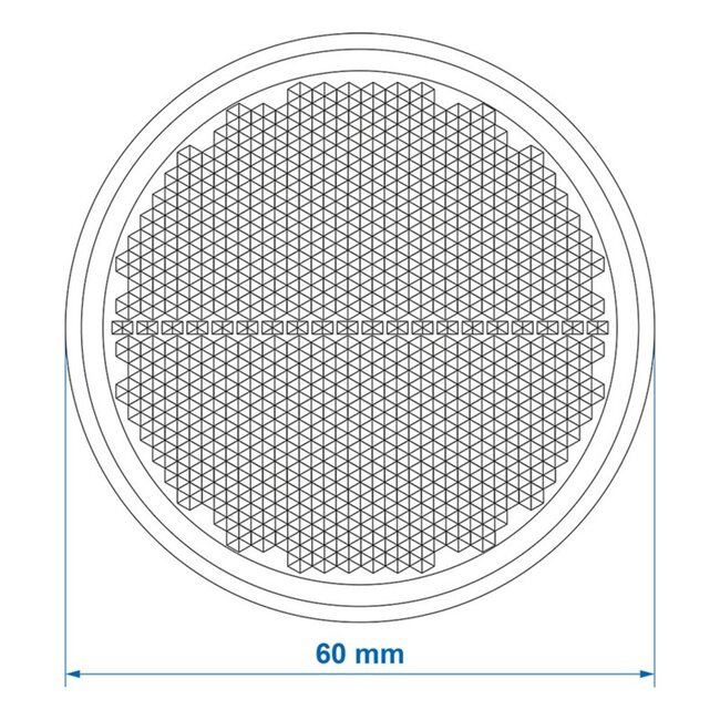 ProPlus Zelfklevende ronde reflectoren - wit - 60 mm - 2 stuks
