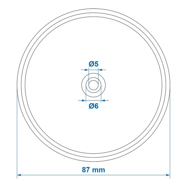 ProPlus Reflector met schroefbevestiging - Rond - Oranje - 80 mm - 2 stuks