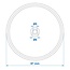 ProPlus Reflector met schroefbevestiging - Ø 80 mm - wit - set van 2