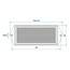 ProPlus Witte reflector met schroefbevestiging - 104 x 40 mm - 2 stuks