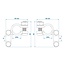 ProPlus Accupoolklem set - messing en staal - Ø 16-17 mm - goud - 2 stuks