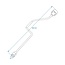ProPlus Uitdraaislinger voor hoeksteun - messing - zilver - 620 mm - 19 mm
