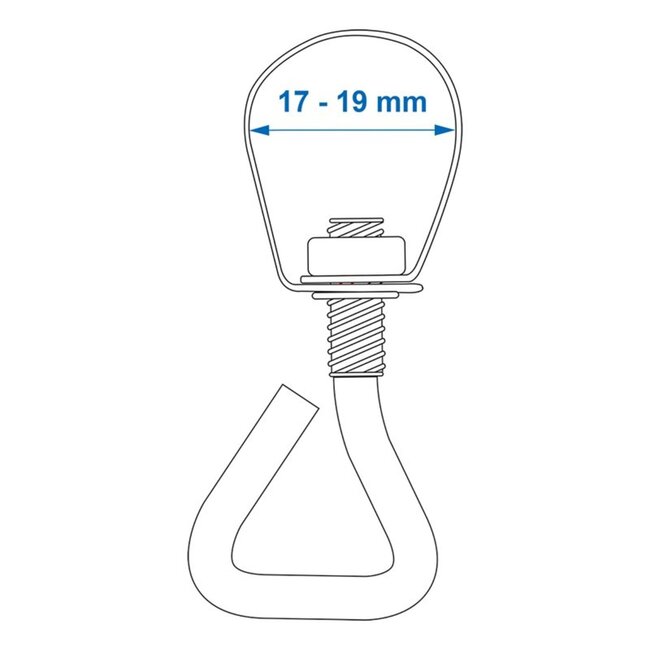 ProPlus Verstelbare stelringen - Ø 17-19 mm - set van 4 stuks