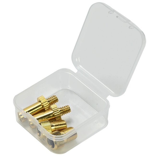 Benson Fiets nippelset - ventielen - messing - 4-delig - universeel