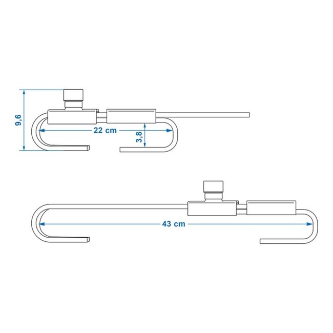 ProPlus Bandenhouderset muurbevestiging - 2 stuks - Inclusief pluggen en schroeven - Voor zomer- en winterbanden