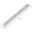 Pro Plus Oprijplaat - Aluminium - 200 x 21 cm - Maximale Belasting 200 kilo