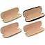 Benson Stevige brillenkoker - stof - verrassingskleur - 16 x 6 x 3,8 cm