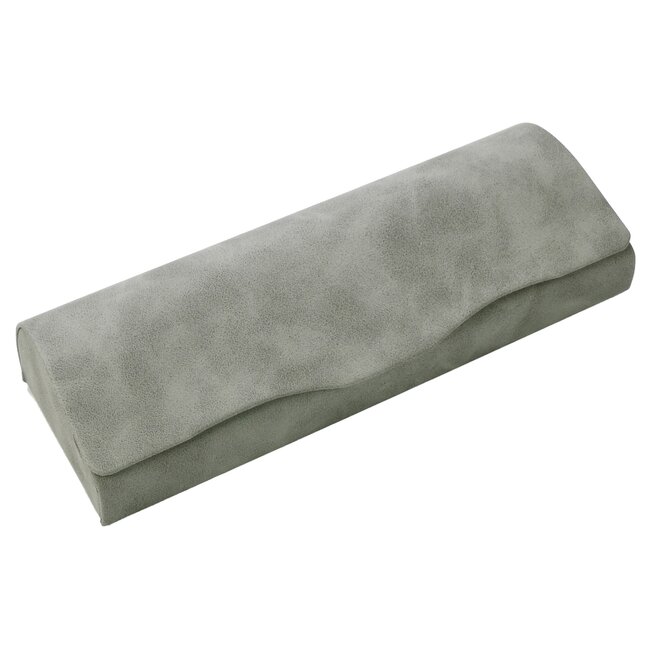 Benson Stijlvolle brillenkoker - suede afwerking - compacte maat - kleurenmix